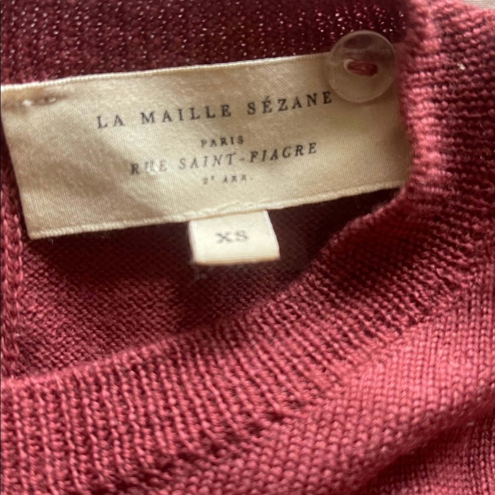 La Maille Sezane Sweater- 100% Merino Wool - XS - Picture 6 of 6